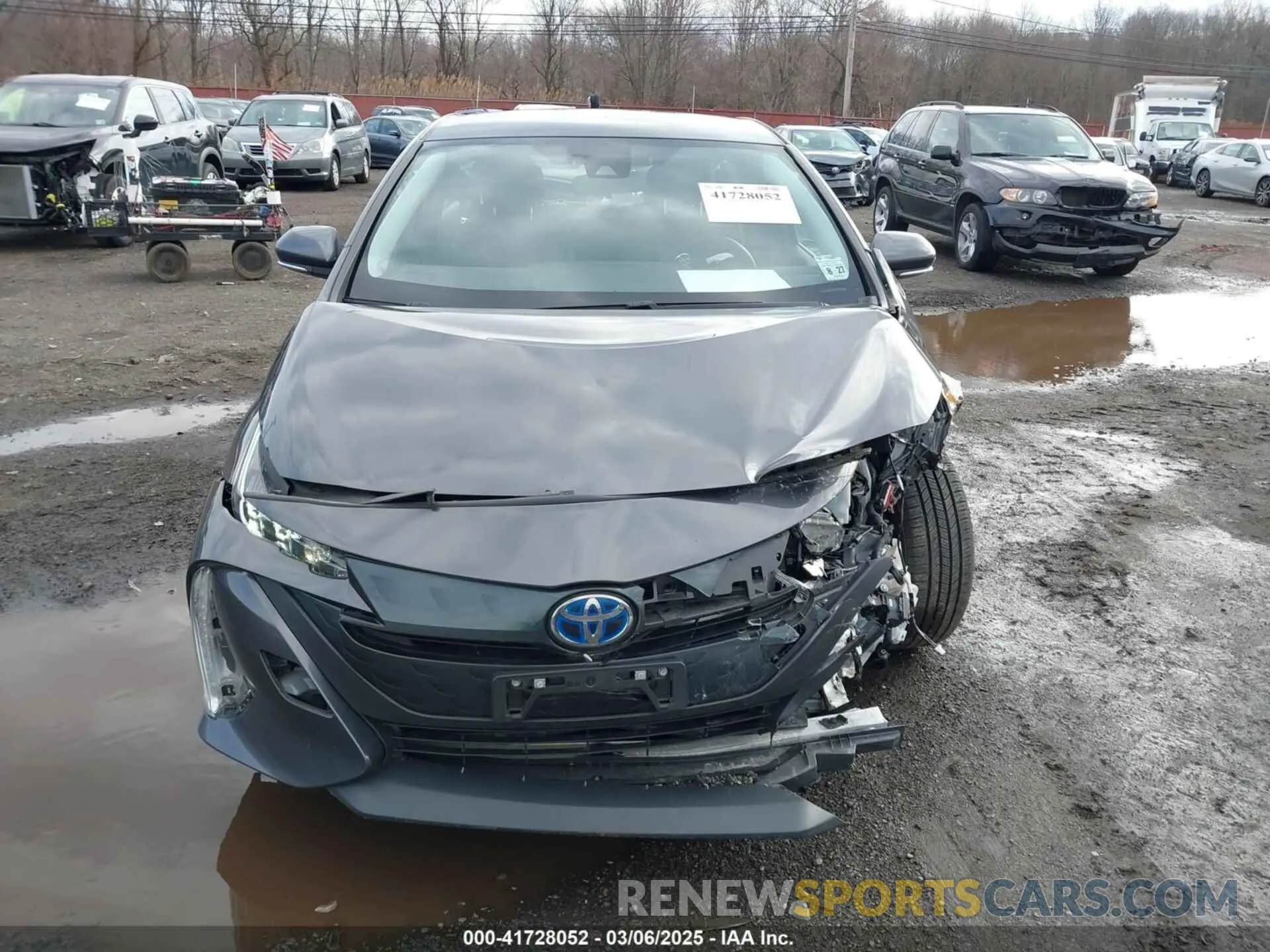 12 fotografías del automóvil dañado JTDKAMFP1N3218374 TOYOTA PRIUS PRIME 2022