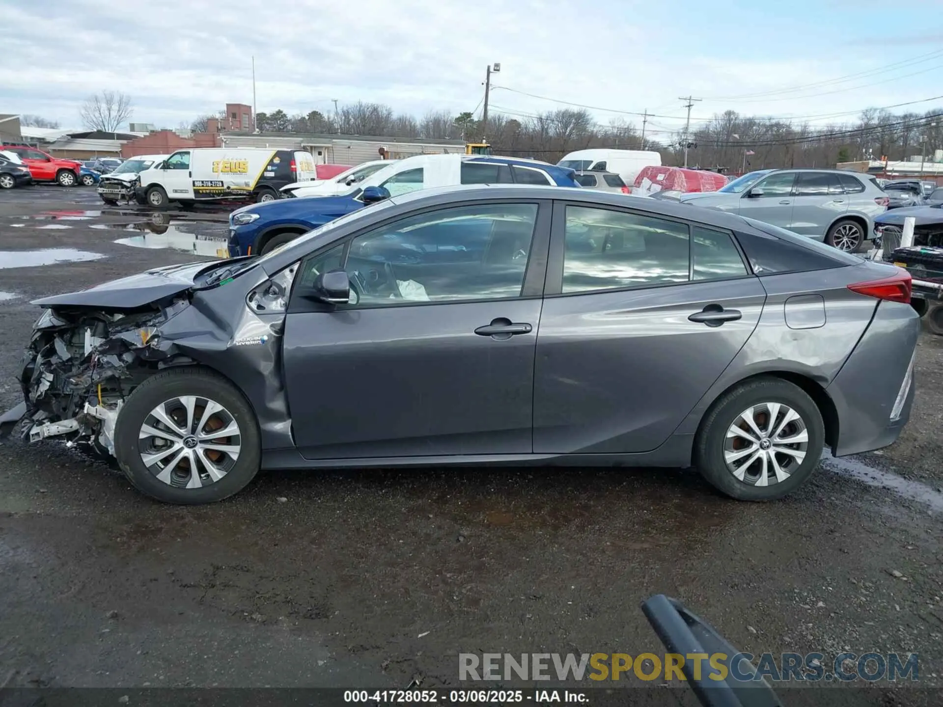 14 fotografías del automóvil dañado JTDKAMFP1N3218374 TOYOTA PRIUS PRIME 2022