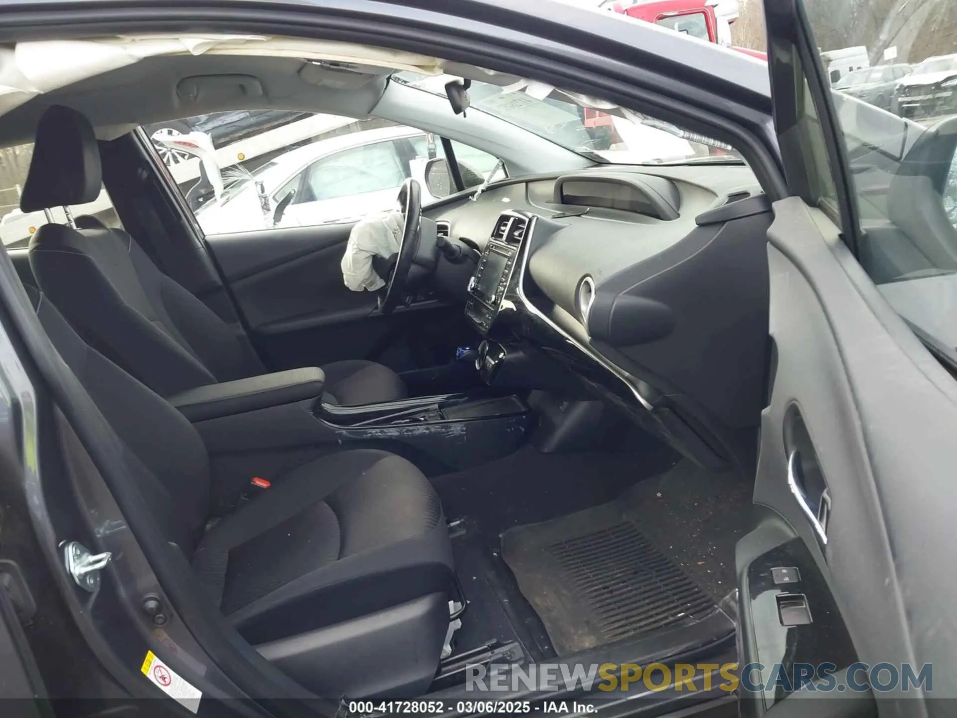 5 fotografías del automóvil dañado JTDKAMFP1N3218374 TOYOTA PRIUS PRIME 2022