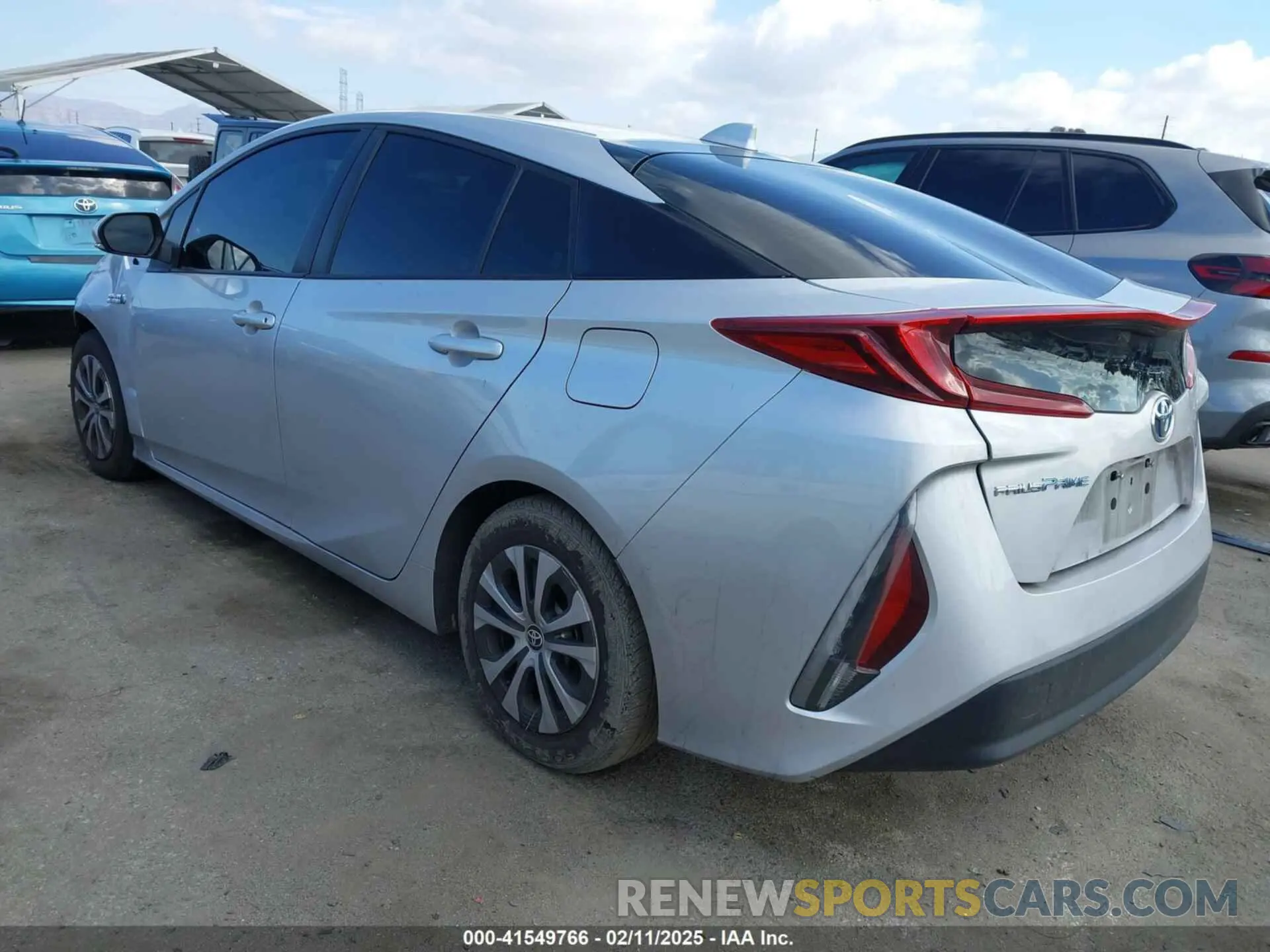 3 fotografías del automóvil dañado JTDKAMFP2N3215192 TOYOTA PRIUS PRIME 2022