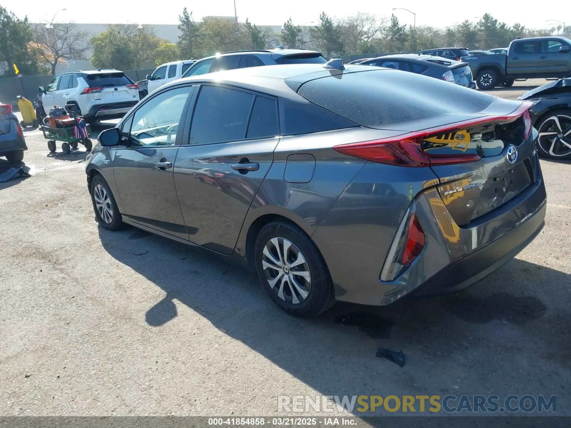 3 fotografías del automóvil dañado JTDKAMFP3N3229070 TOYOTA PRIUS PRIME 2022