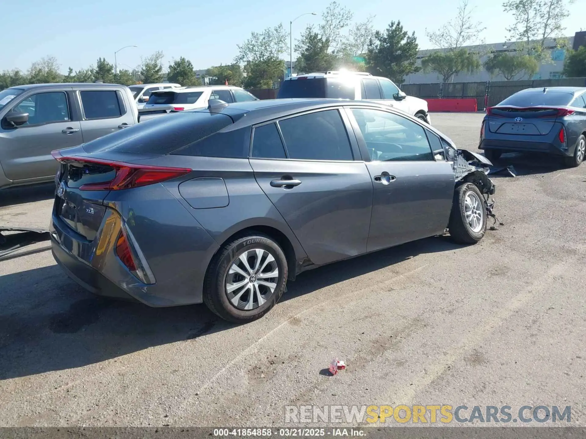 4 fotografías del automóvil dañado JTDKAMFP3N3229070 TOYOTA PRIUS PRIME 2022