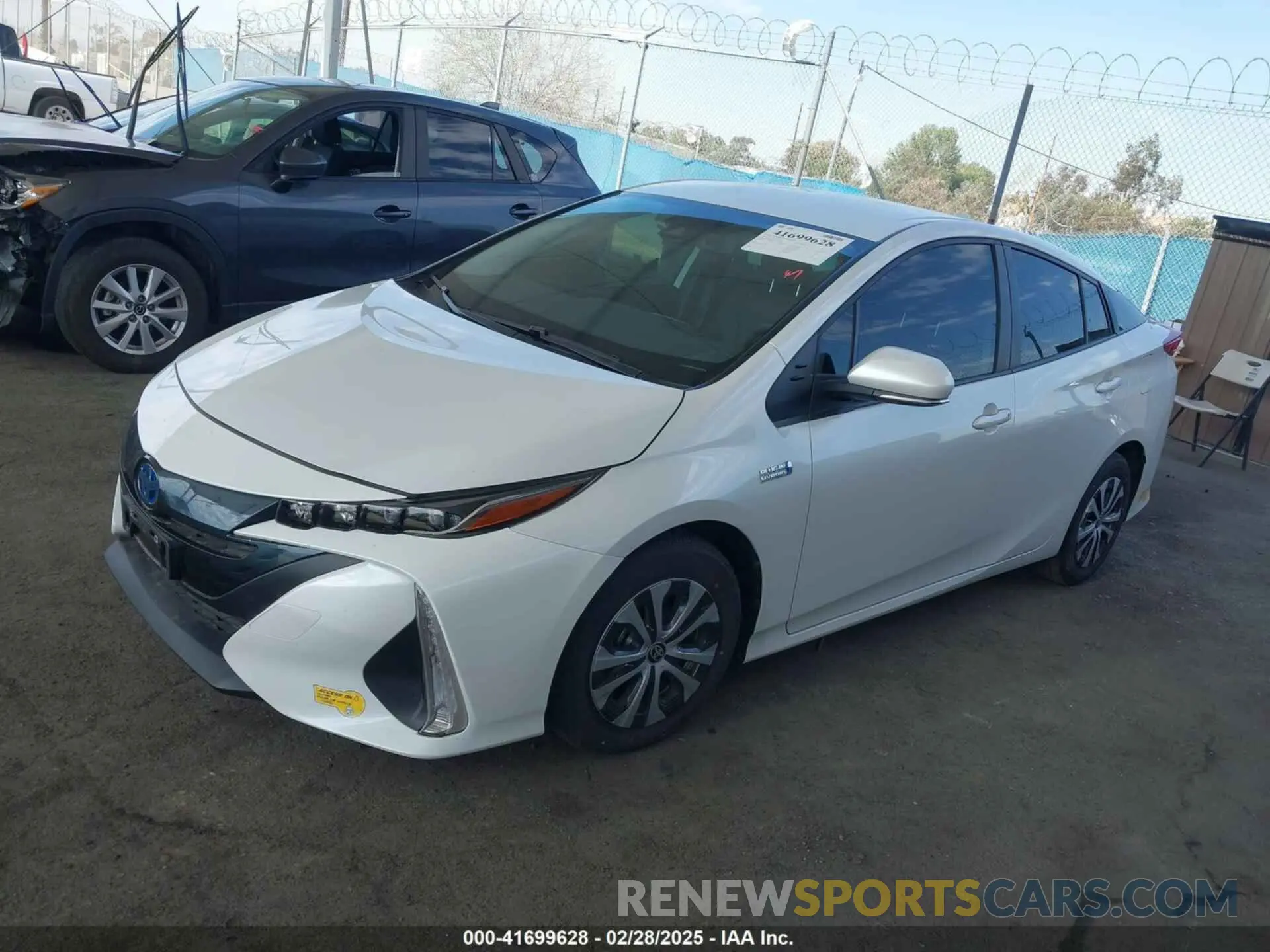14 fotografías del automóvil dañado JTDKAMFP4N3223374 TOYOTA PRIUS PRIME 2022
