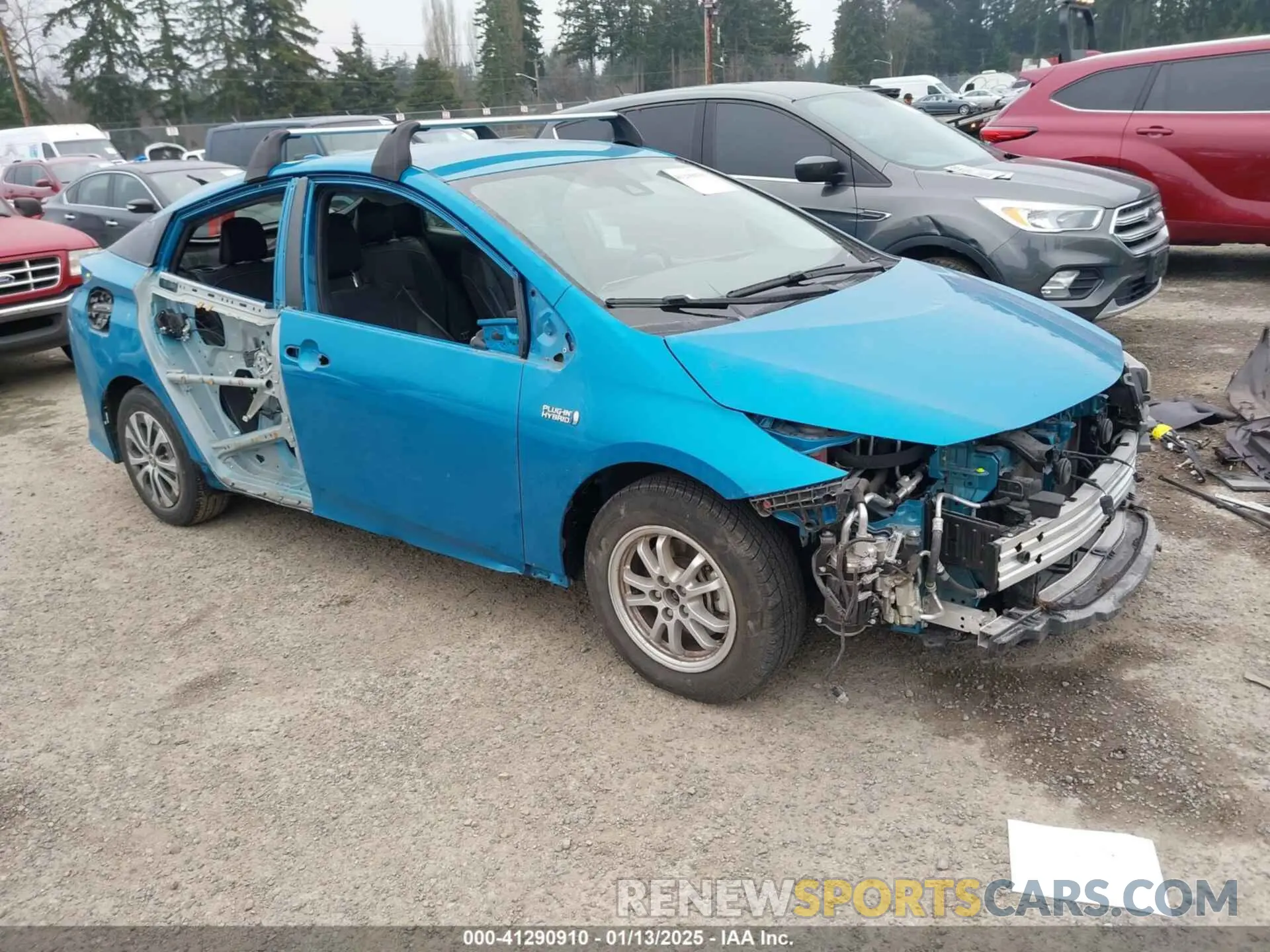 1 fotografías del automóvil dañado JTDKAMFP6N3198591 TOYOTA PRIUS PRIME 2022