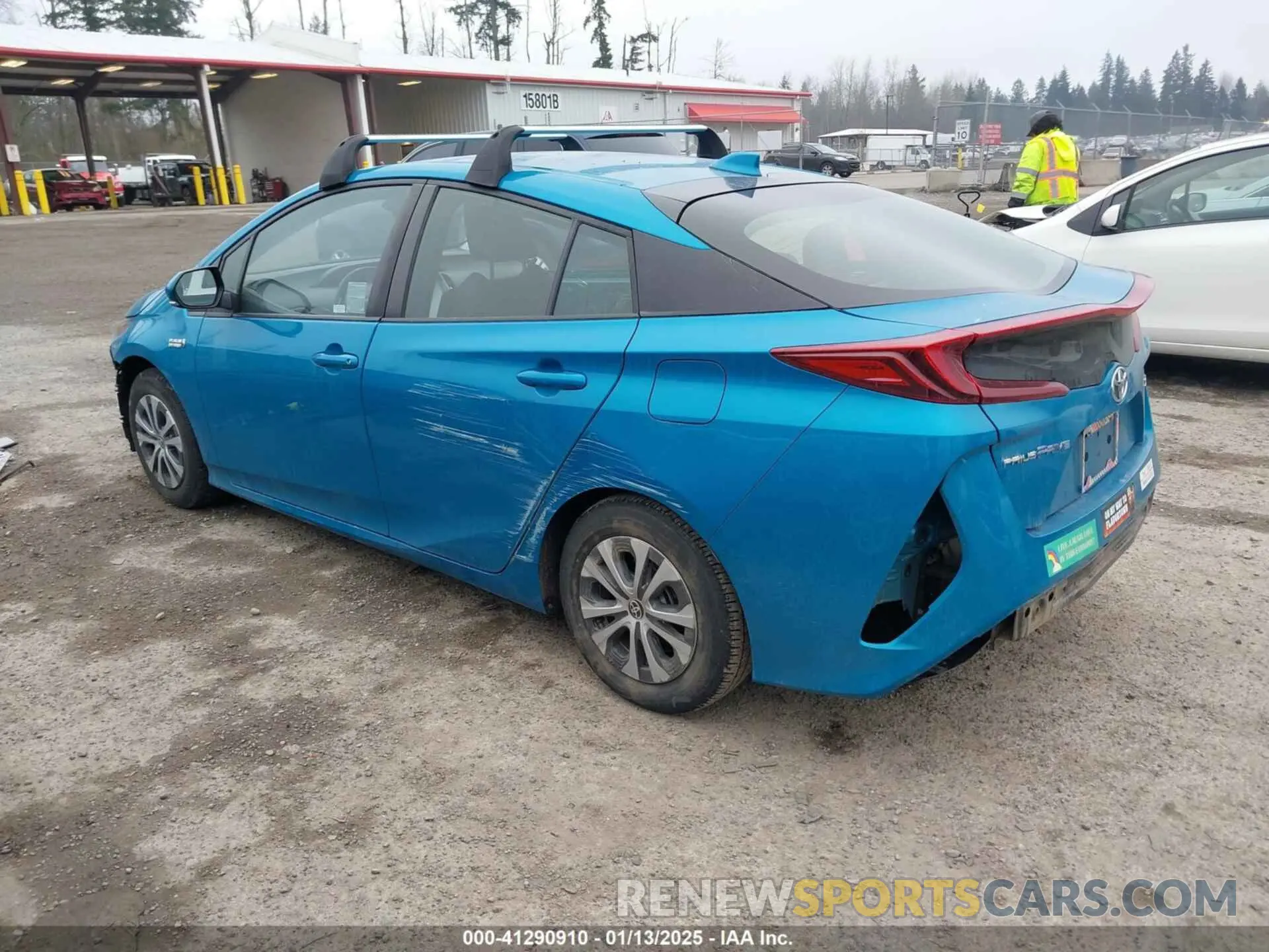 3 fotografías del automóvil dañado JTDKAMFP6N3198591 TOYOTA PRIUS PRIME 2022