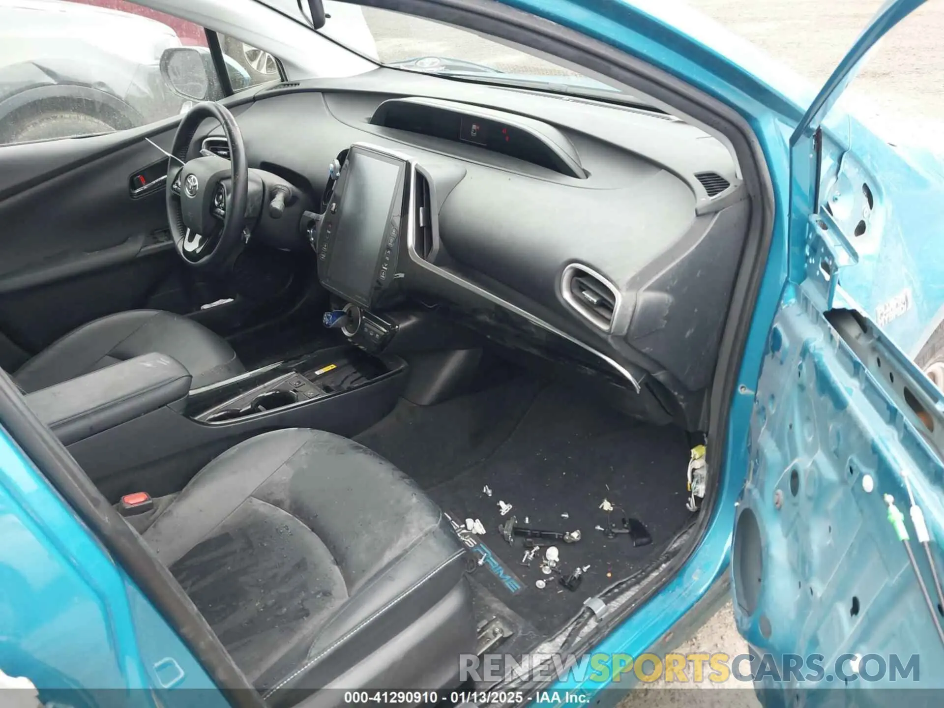5 fotografías del automóvil dañado JTDKAMFP6N3198591 TOYOTA PRIUS PRIME 2022