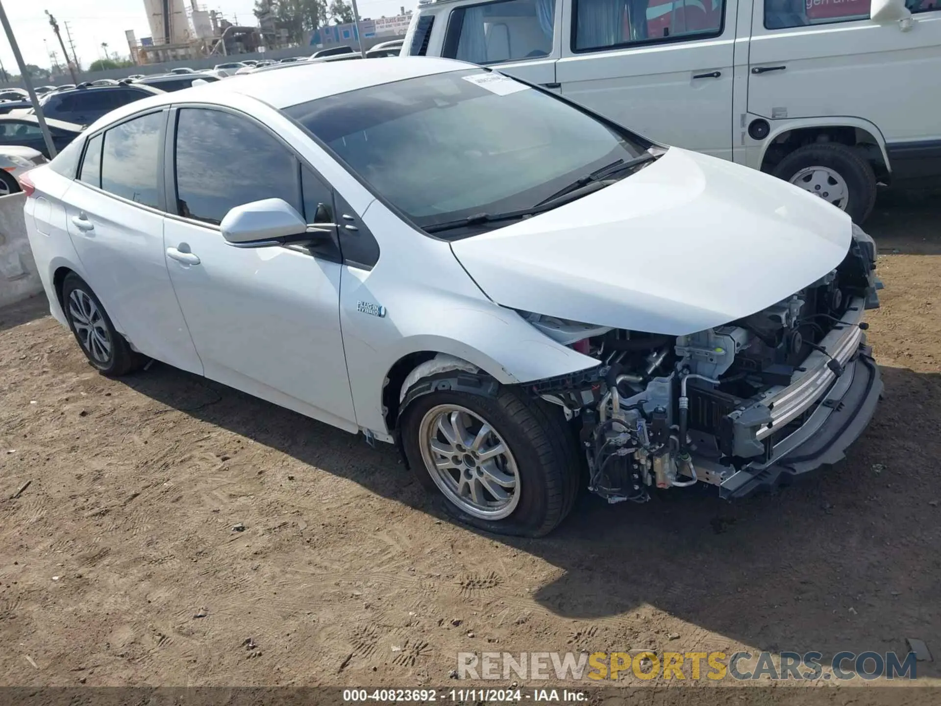 1 fotografías del automóvil dañado JTDKAMFP6N3226888 TOYOTA PRIUS PRIME 2022
