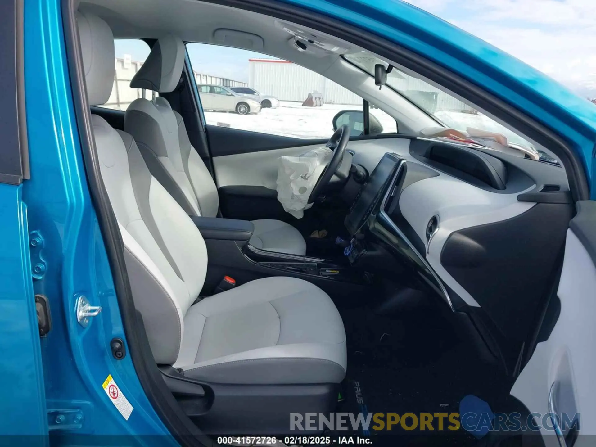 5 fotografías del automóvil dañado JTDKAMFP7N3198440 TOYOTA PRIUS PRIME 2022