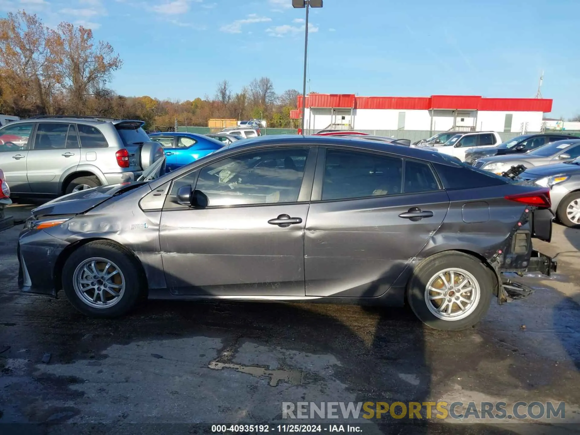 14 fotografías del automóvil dañado JTDKAMFP7N3202860 TOYOTA PRIUS PRIME 2022