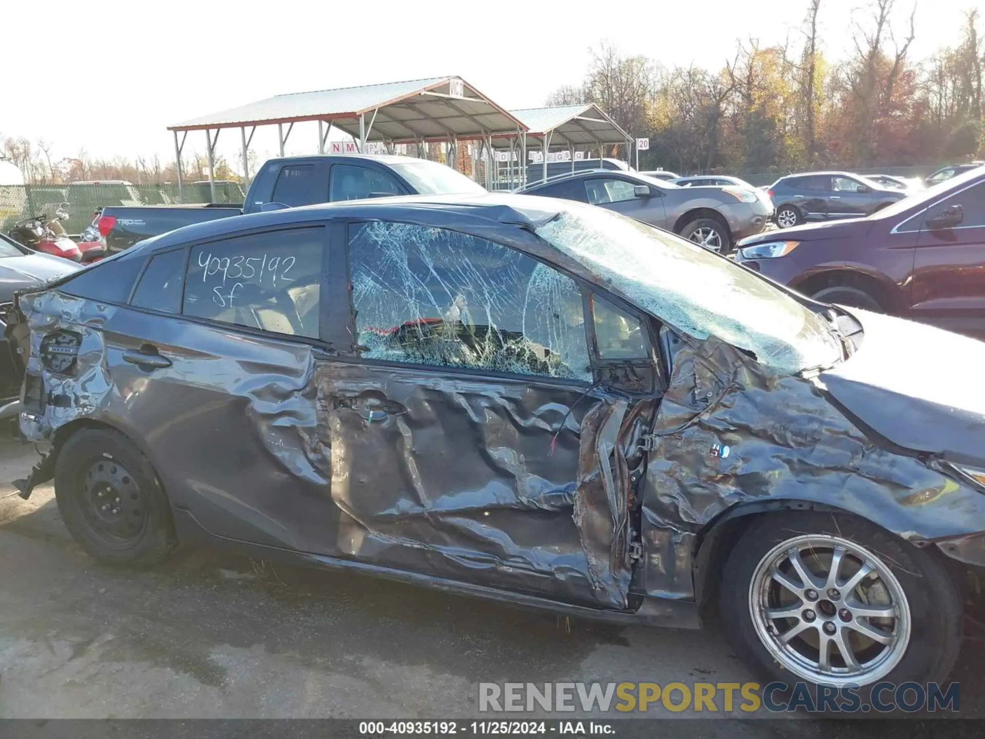 6 fotografías del automóvil dañado JTDKAMFP7N3202860 TOYOTA PRIUS PRIME 2022