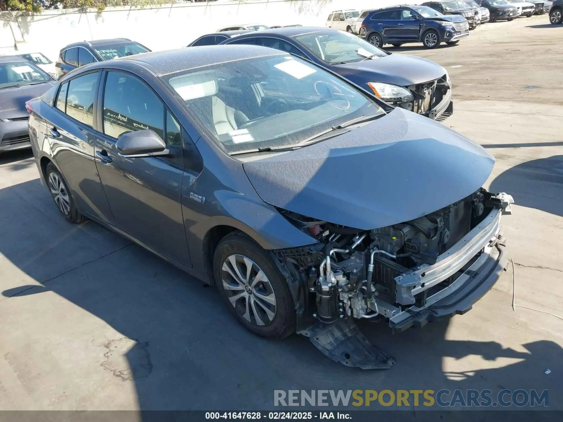 1 fotografías del automóvil dañado JTDKAMFP7N3205306 TOYOTA PRIUS PRIME 2022