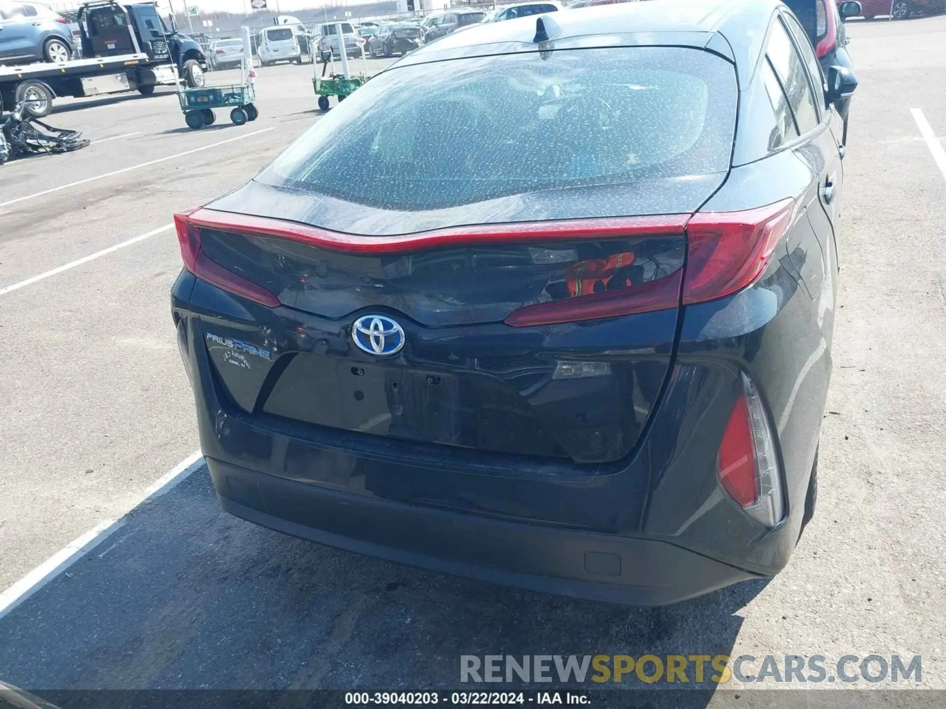 16 fotografías del automóvil dañado JTDKAMFP7N3210327 TOYOTA PRIUS PRIME 2022