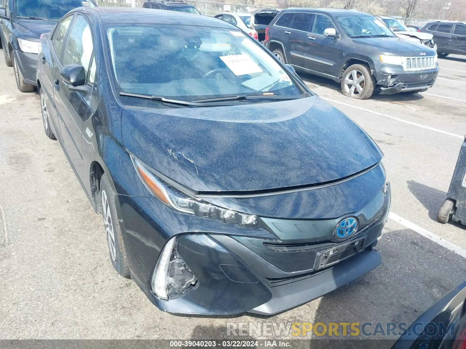 6 fotografías del automóvil dañado JTDKAMFP7N3210327 TOYOTA PRIUS PRIME 2022