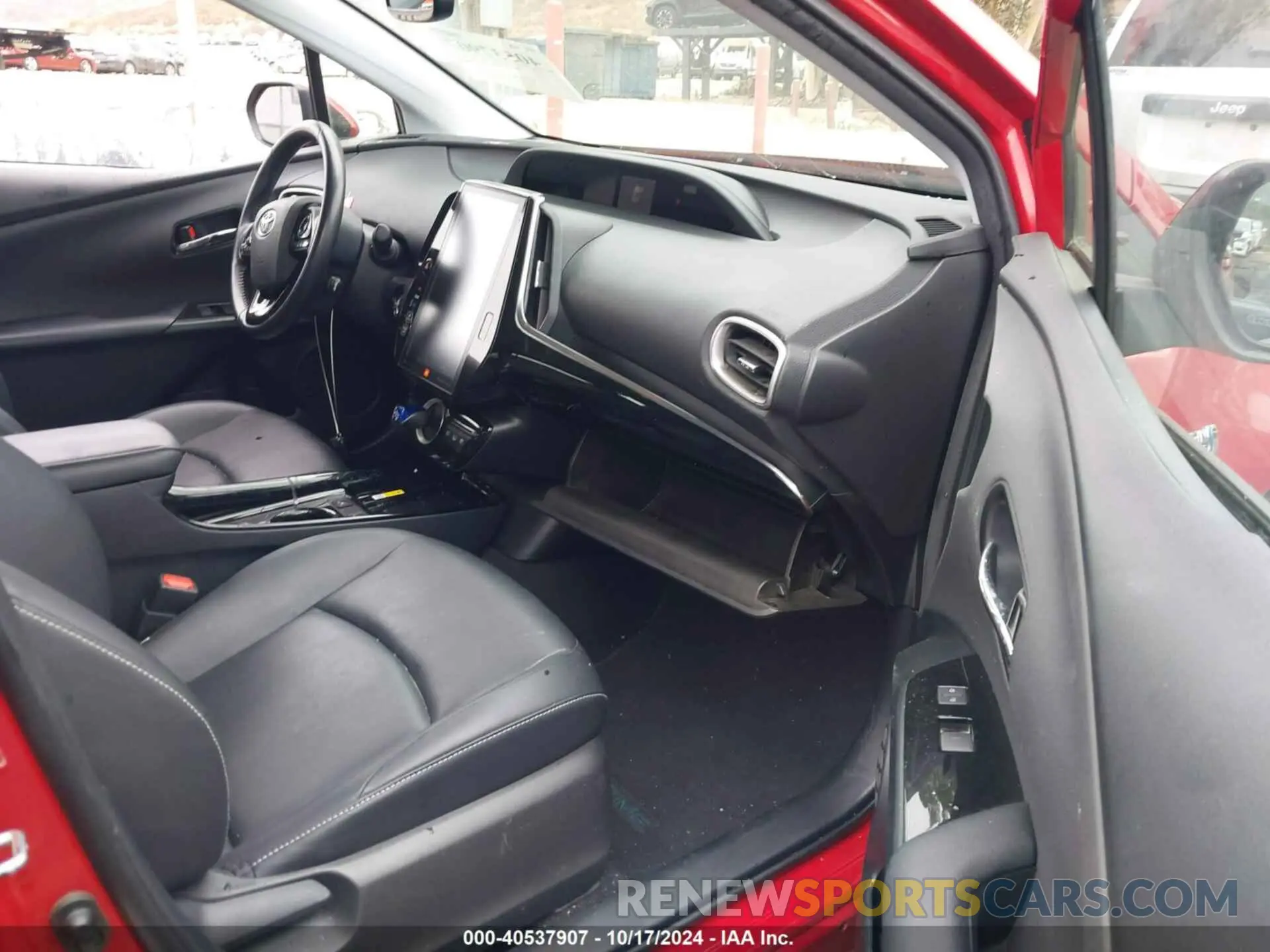 5 fotografías del automóvil dañado JTDKAMFP7N3228505 TOYOTA PRIUS PRIME 2022