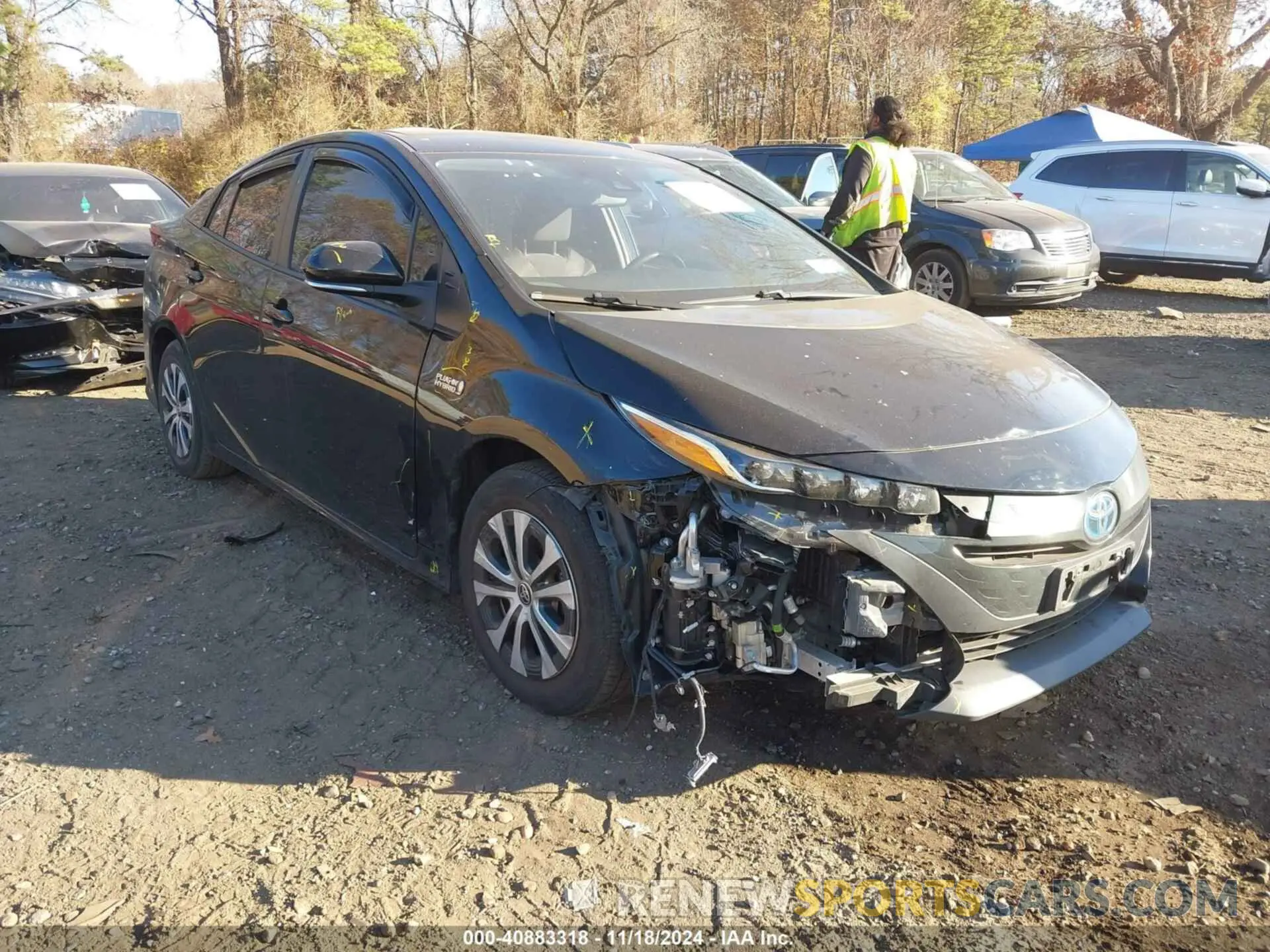 1 fotografías del automóvil dañado JTDKAMFP8N3198060 TOYOTA PRIUS PRIME 2022