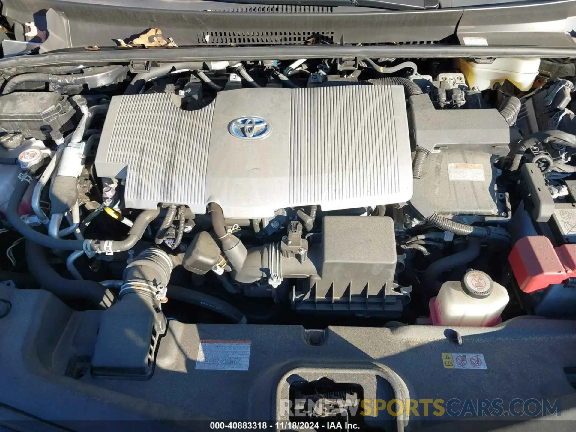 10 fotografías del automóvil dañado JTDKAMFP8N3198060 TOYOTA PRIUS PRIME 2022