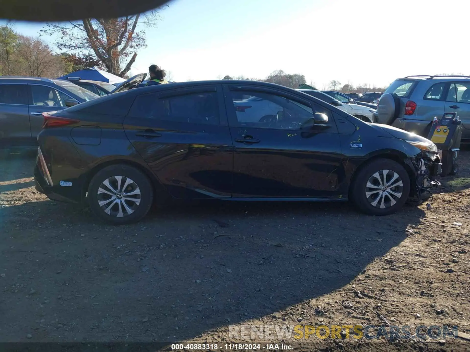 13 fotografías del automóvil dañado JTDKAMFP8N3198060 TOYOTA PRIUS PRIME 2022