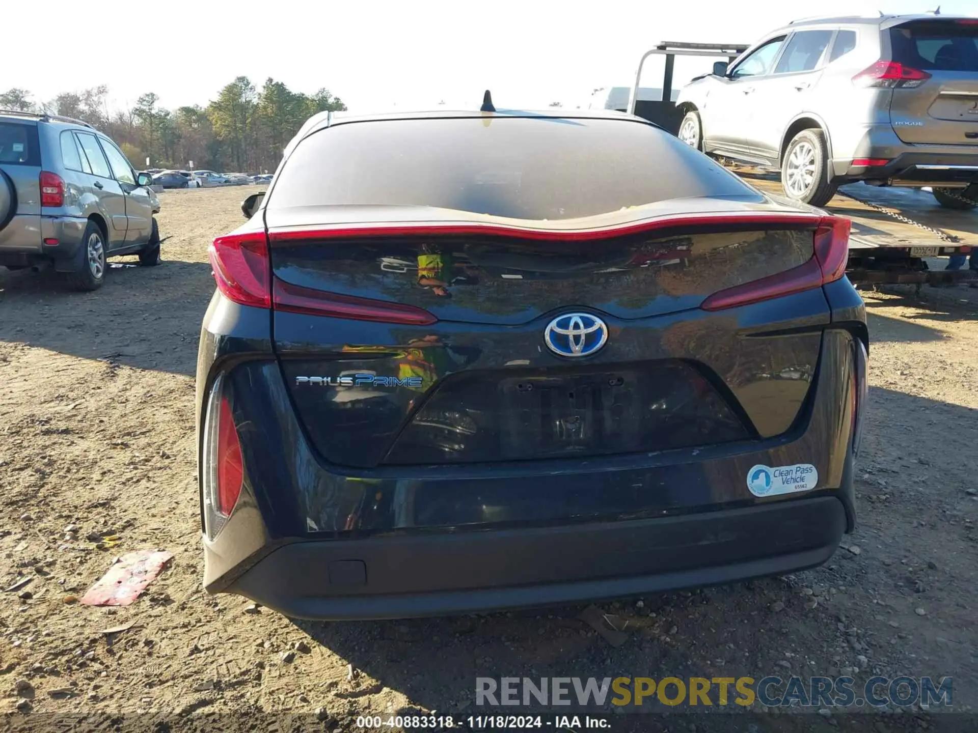 16 fotografías del automóvil dañado JTDKAMFP8N3198060 TOYOTA PRIUS PRIME 2022