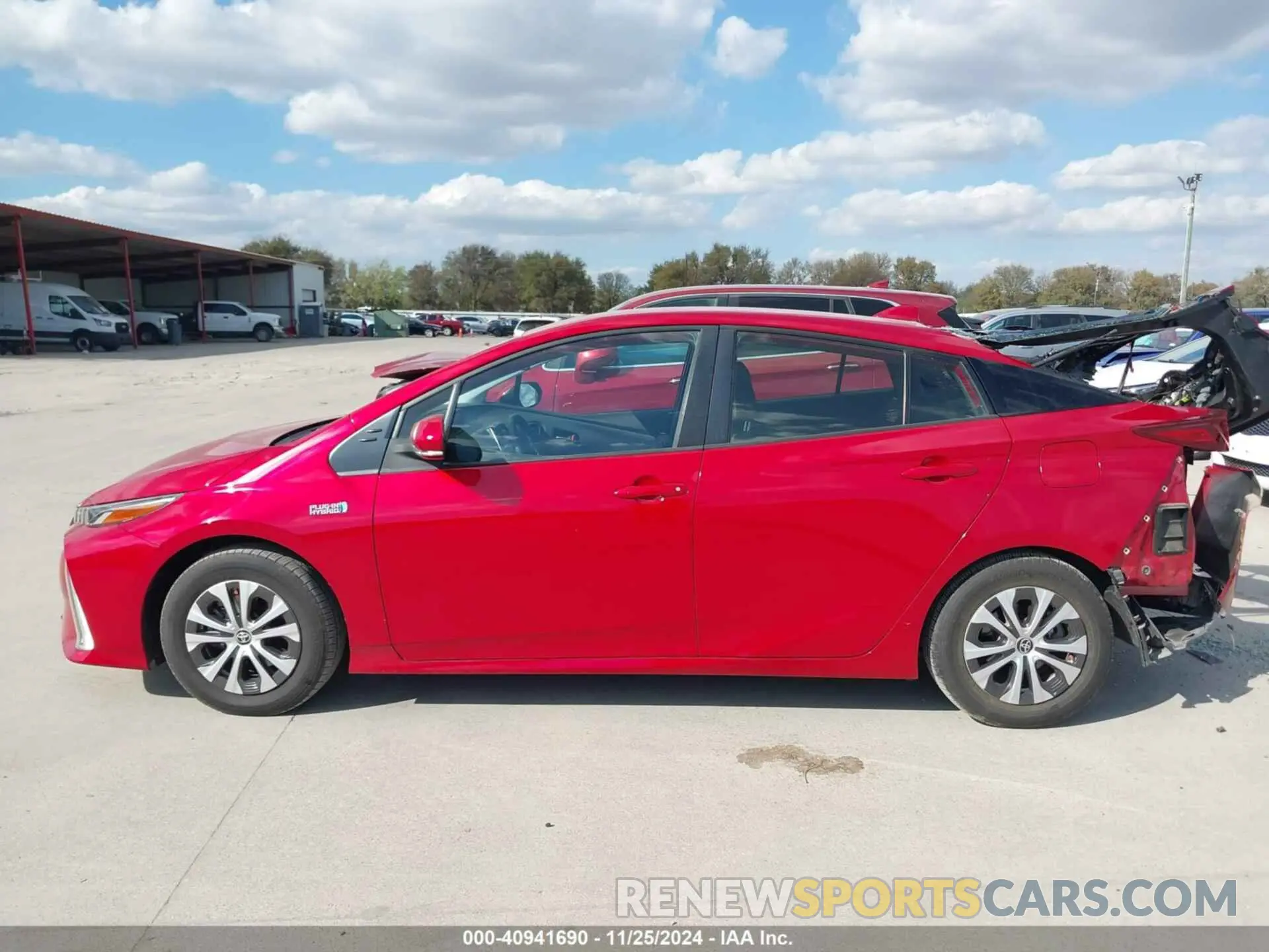 15 fotografías del automóvil dañado JTDKAMFP8N3203080 TOYOTA PRIUS PRIME 2022
