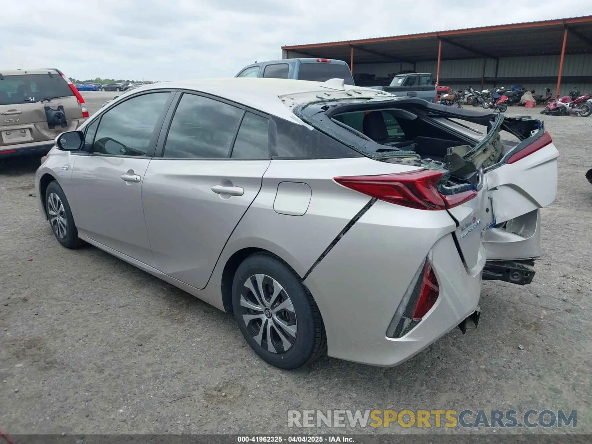 3 fotografías del automóvil dañado JTDKAMFP8N3208649 TOYOTA PRIUS PRIME 2022
