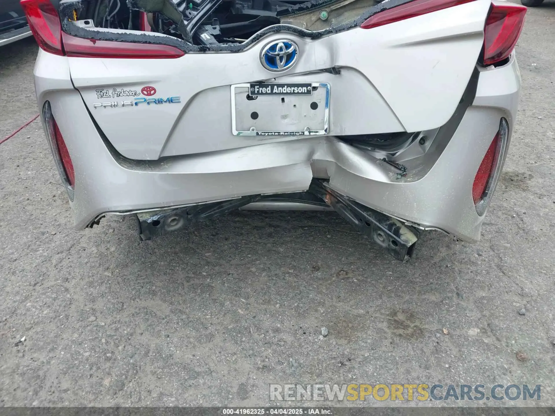 6 fotografías del automóvil dañado JTDKAMFP8N3208649 TOYOTA PRIUS PRIME 2022
