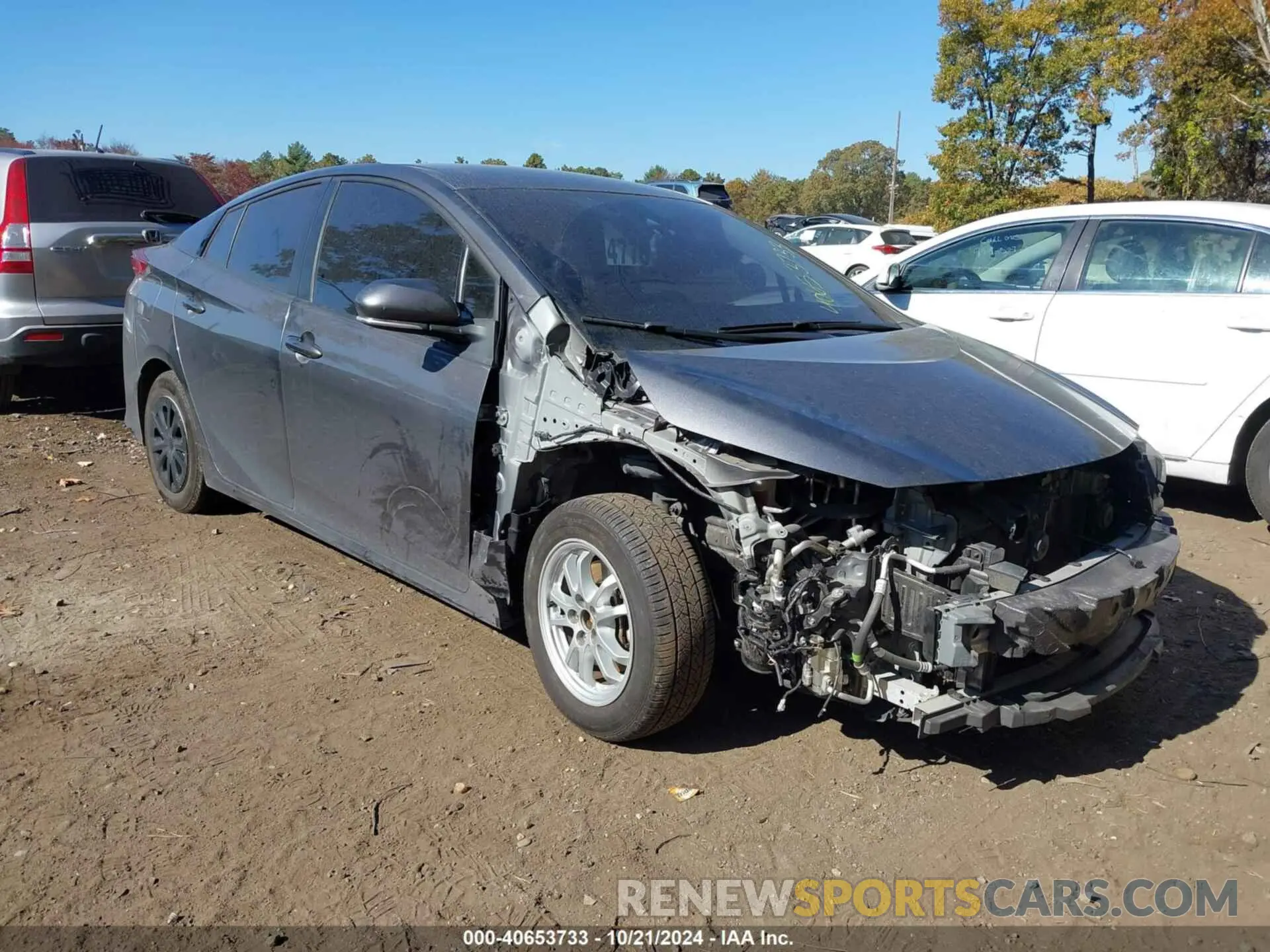 1 fotografías del automóvil dañado JTDKAMFP8N3214791 TOYOTA PRIUS PRIME 2022