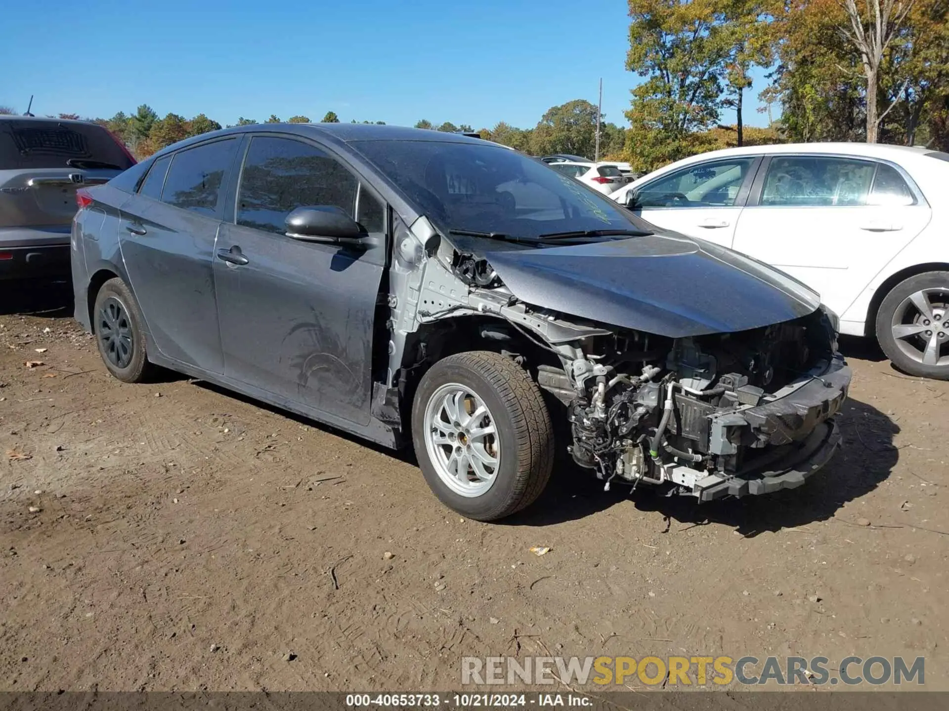 6 fotografías del automóvil dañado JTDKAMFP8N3214791 TOYOTA PRIUS PRIME 2022