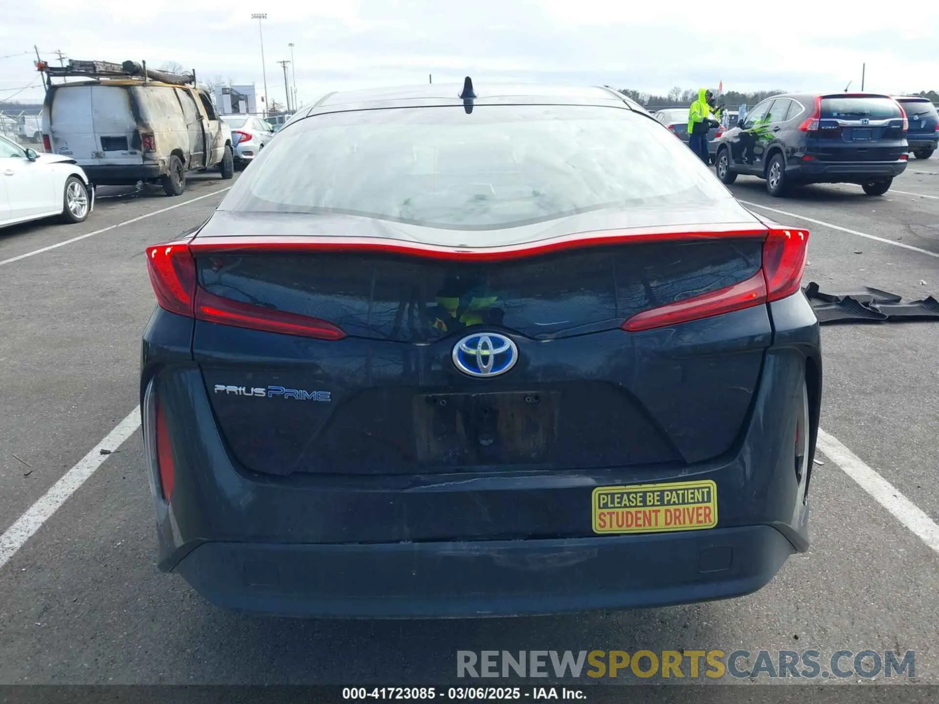 16 fotografías del automóvil dañado JTDKAMFP8N3223152 TOYOTA PRIUS PRIME 2022
