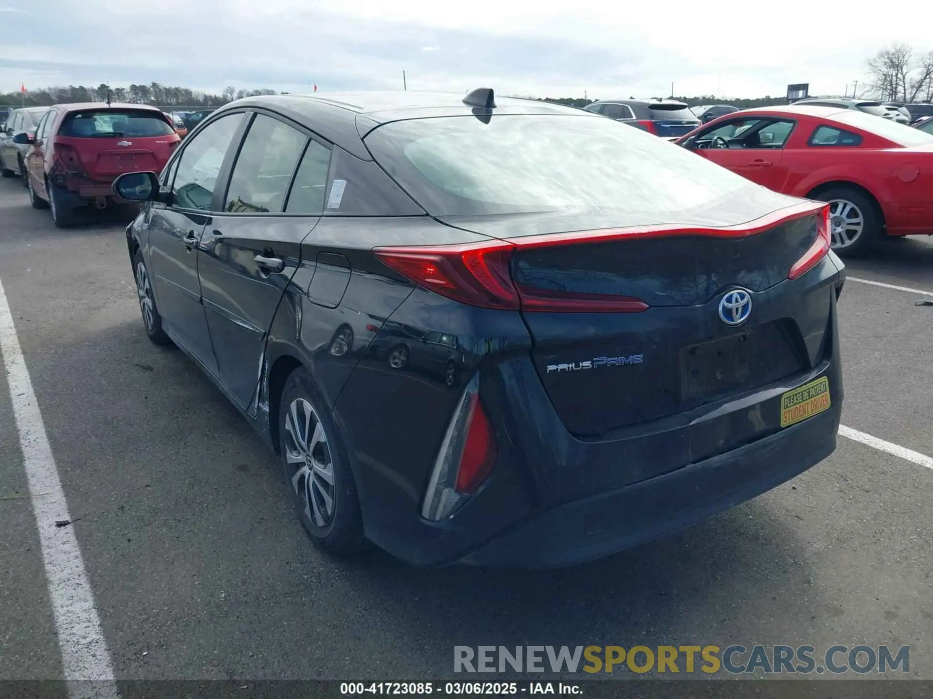 3 fotografías del automóvil dañado JTDKAMFP8N3223152 TOYOTA PRIUS PRIME 2022