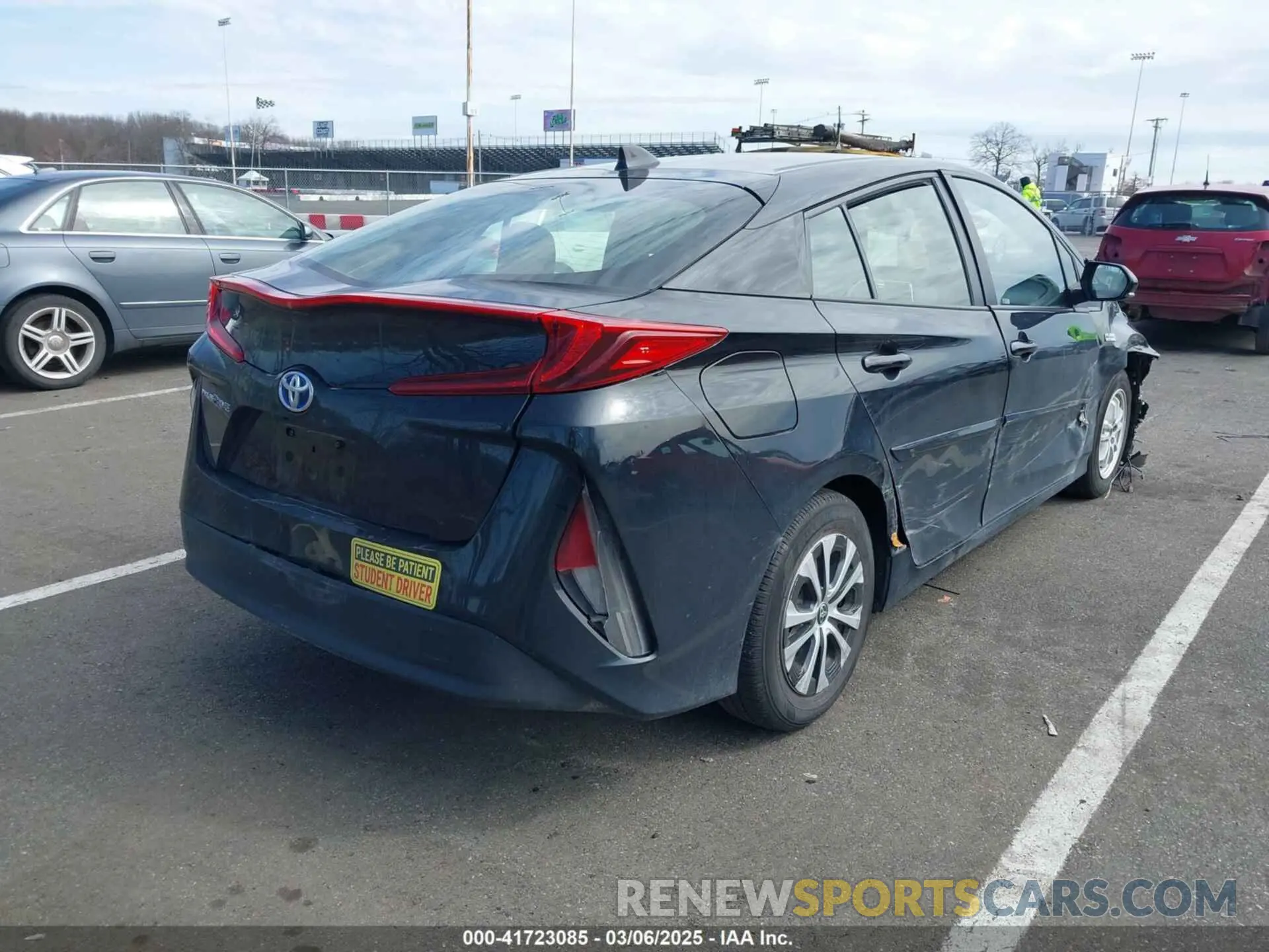 4 fotografías del automóvil dañado JTDKAMFP8N3223152 TOYOTA PRIUS PRIME 2022