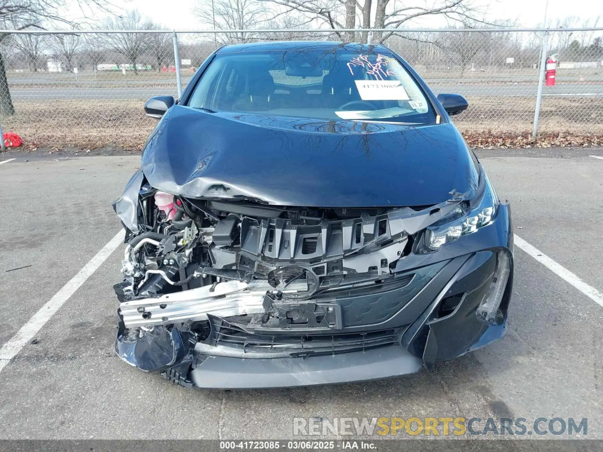 6 fotografías del automóvil dañado JTDKAMFP8N3223152 TOYOTA PRIUS PRIME 2022