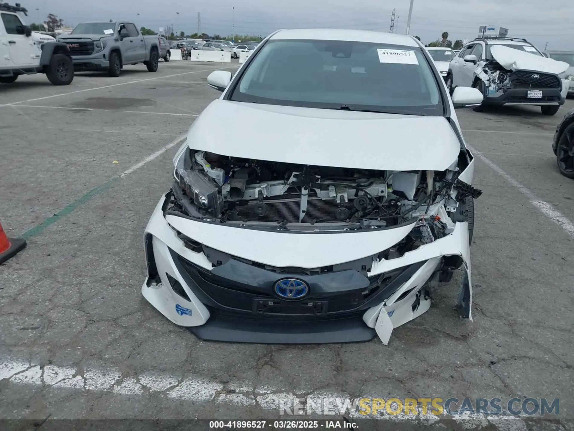 12 fotografías del automóvil dañado JTDKAMFP9N3197449 TOYOTA PRIUS PRIME 2022