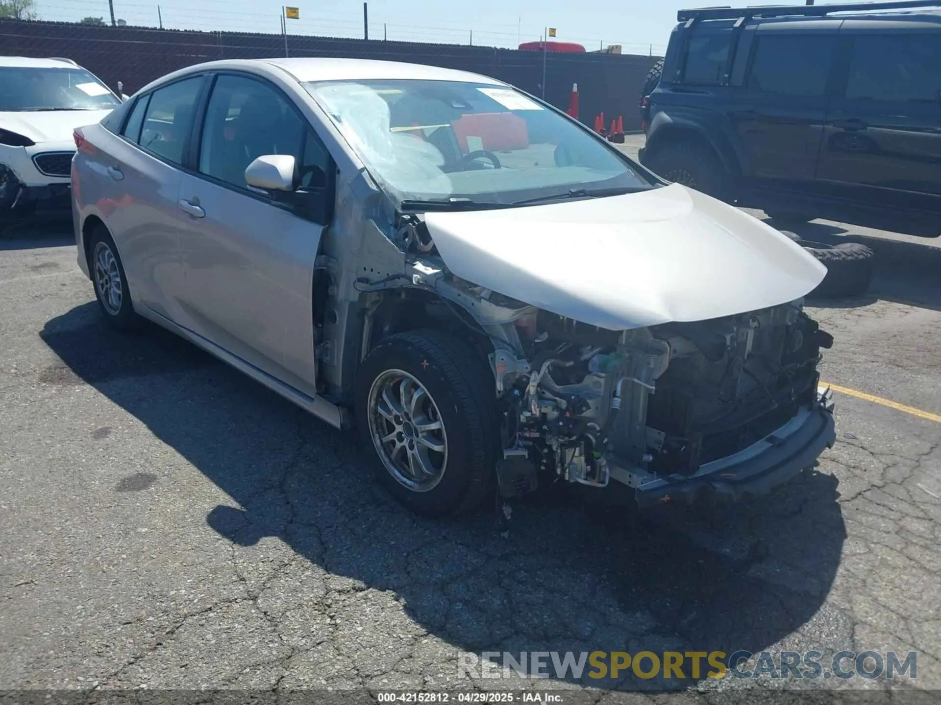 1 fotografías del automóvil dañado JTDKAMFP9N3206943 TOYOTA PRIUS PRIME 2022