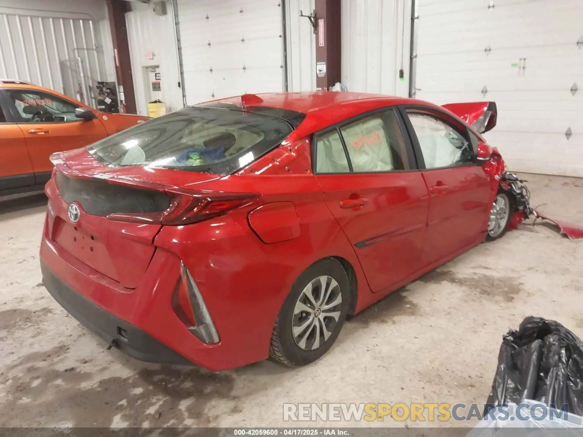 4 fotografías del automóvil dañado JTDKAMFP9N3220521 TOYOTA PRIUS PRIME 2022