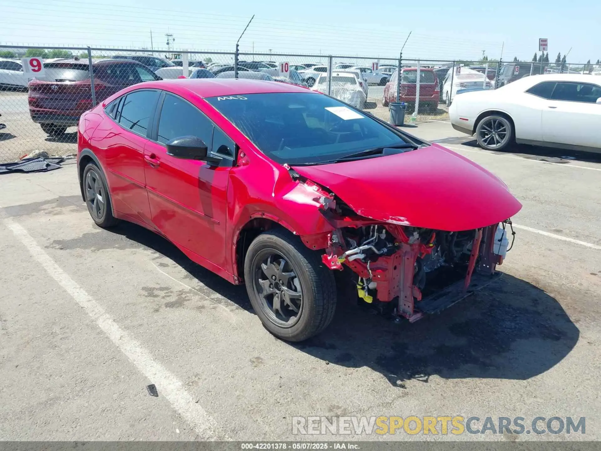 1 fotografías del automóvil dañado JTDACACU3P3001443 TOYOTA PRIUS PRIME 2023
