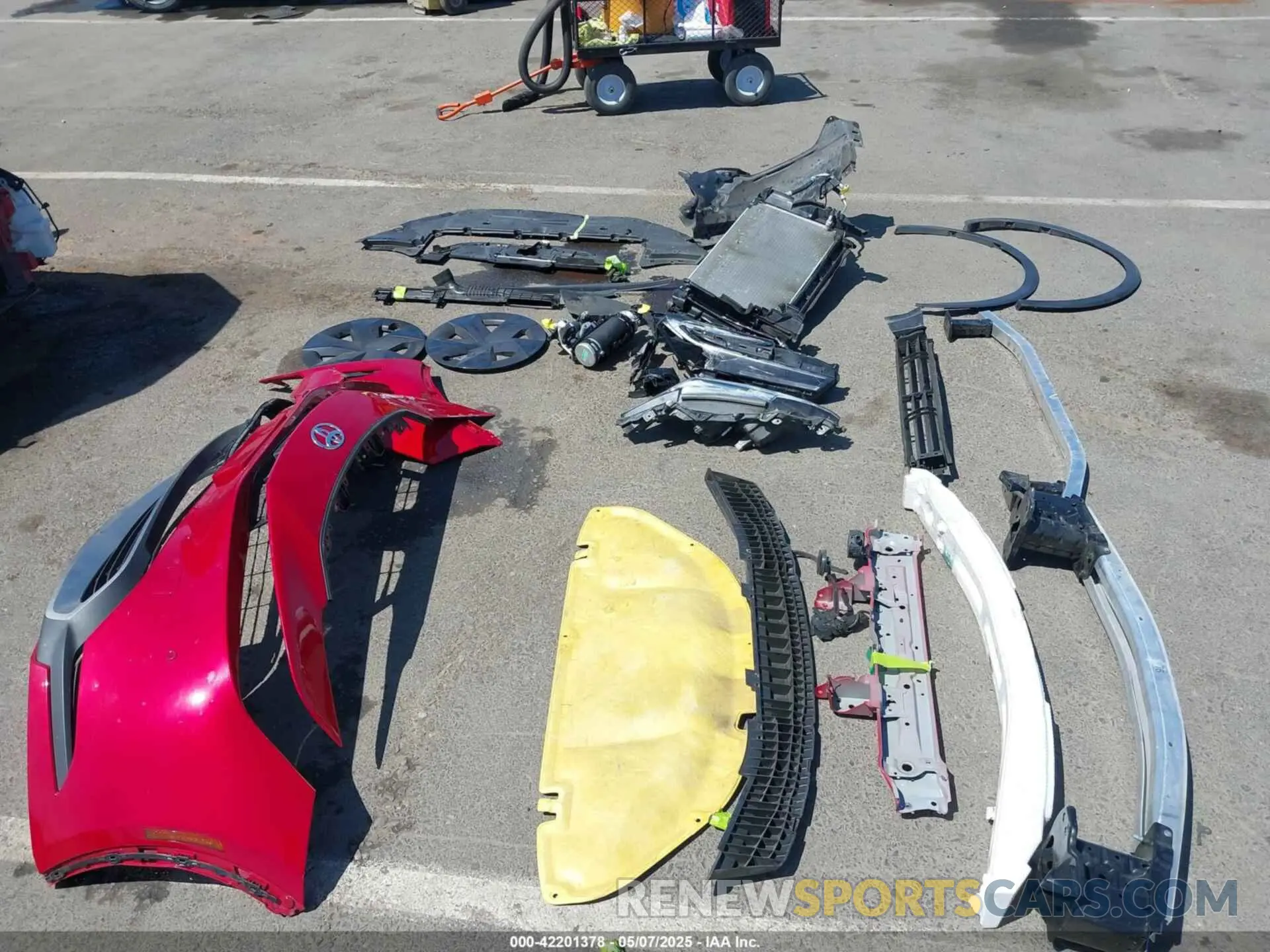12 fotografías del automóvil dañado JTDACACU3P3001443 TOYOTA PRIUS PRIME 2023