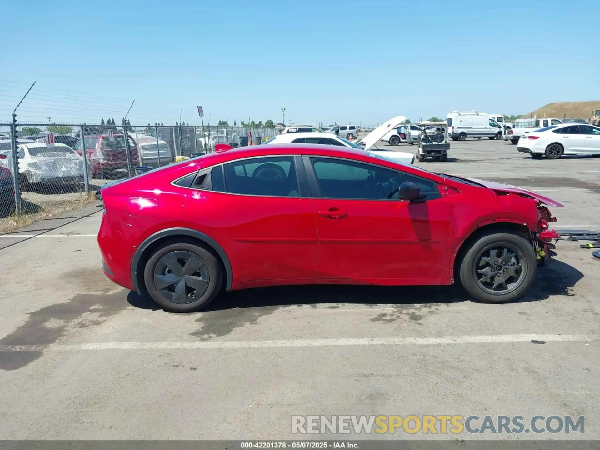 14 fotografías del automóvil dañado JTDACACU3P3001443 TOYOTA PRIUS PRIME 2023