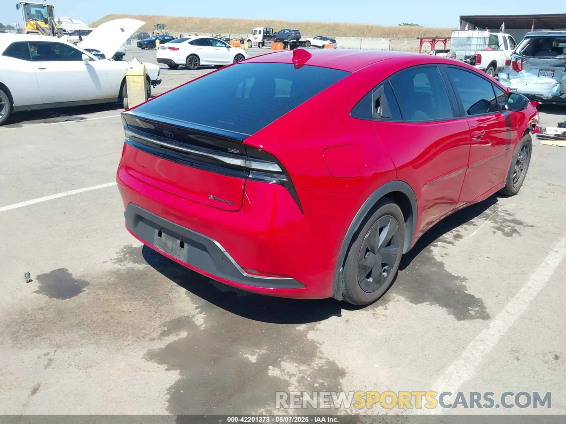 4 fotografías del automóvil dañado JTDACACU3P3001443 TOYOTA PRIUS PRIME 2023