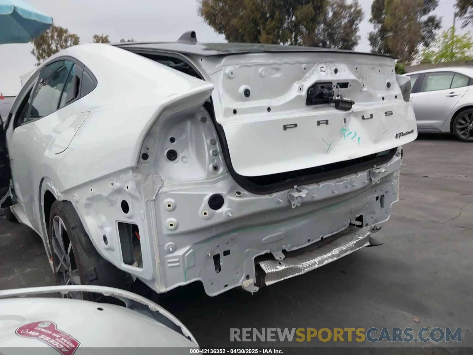 18 fotografías del automóvil dañado JTDACACU5P3000181 TOYOTA PRIUS PRIME 2023