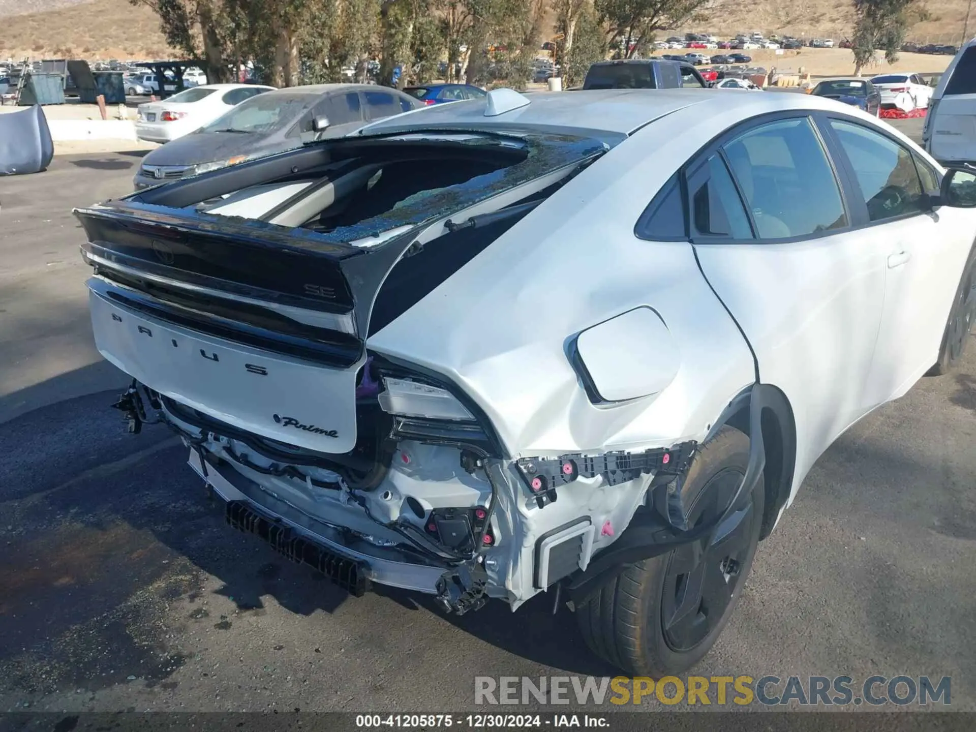 6 fotografías del automóvil dañado JTDACACU5P3004649 TOYOTA PRIUS PRIME 2023