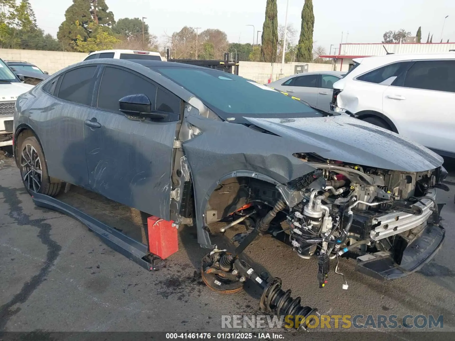 14 fotografías del automóvil dañado JTDACACU9P3010681 TOYOTA PRIUS PRIME 2023