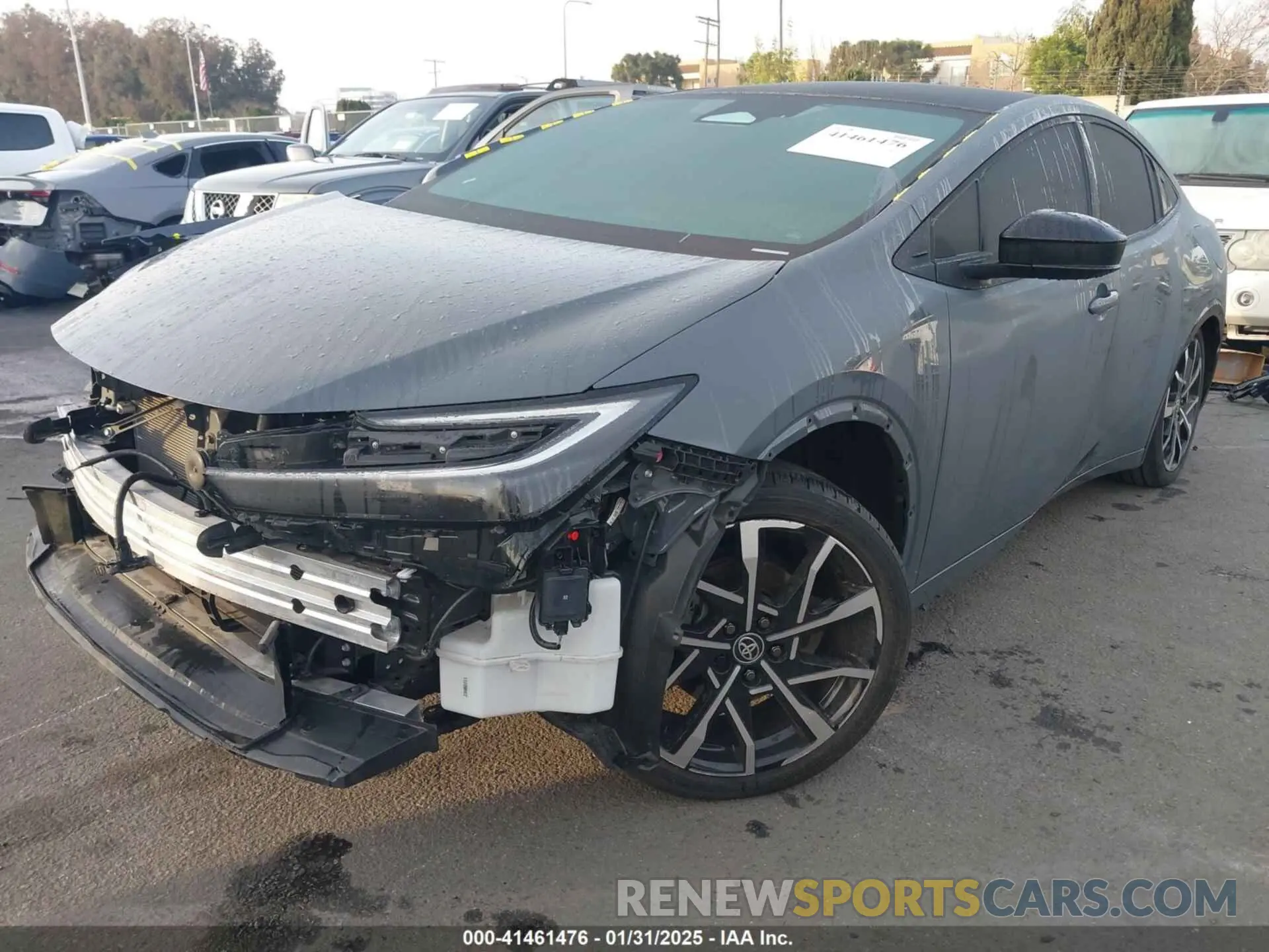 2 fotografías del automóvil dañado JTDACACU9P3010681 TOYOTA PRIUS PRIME 2023