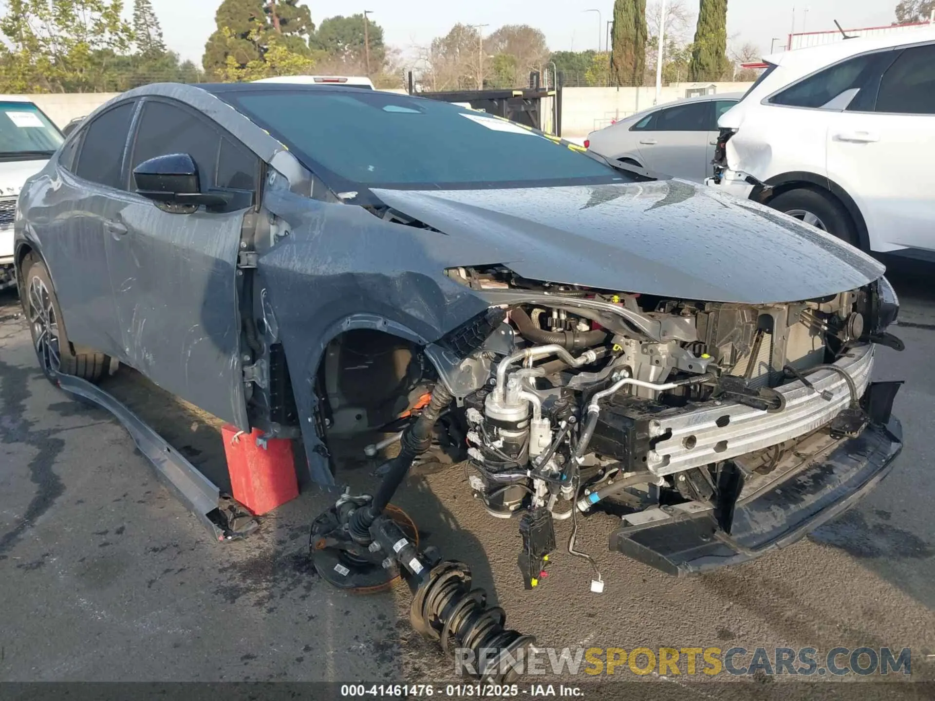 6 fotografías del automóvil dañado JTDACACU9P3010681 TOYOTA PRIUS PRIME 2023