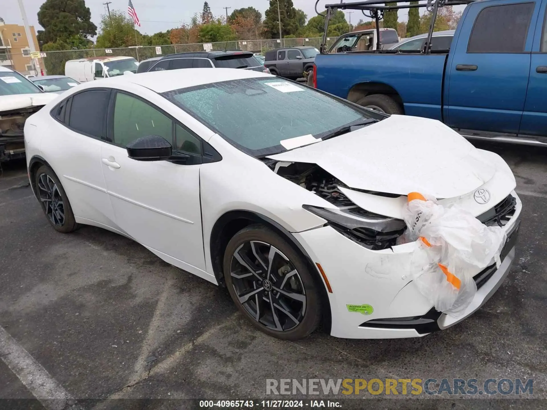 1 fotografías del automóvil dañado JTDACACUXP3002217 TOYOTA PRIUS PRIME 2023
