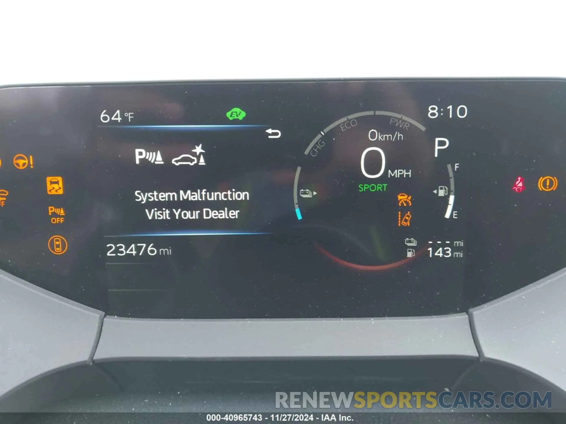 15 fotografías del automóvil dañado JTDACACUXP3002217 TOYOTA PRIUS PRIME 2023