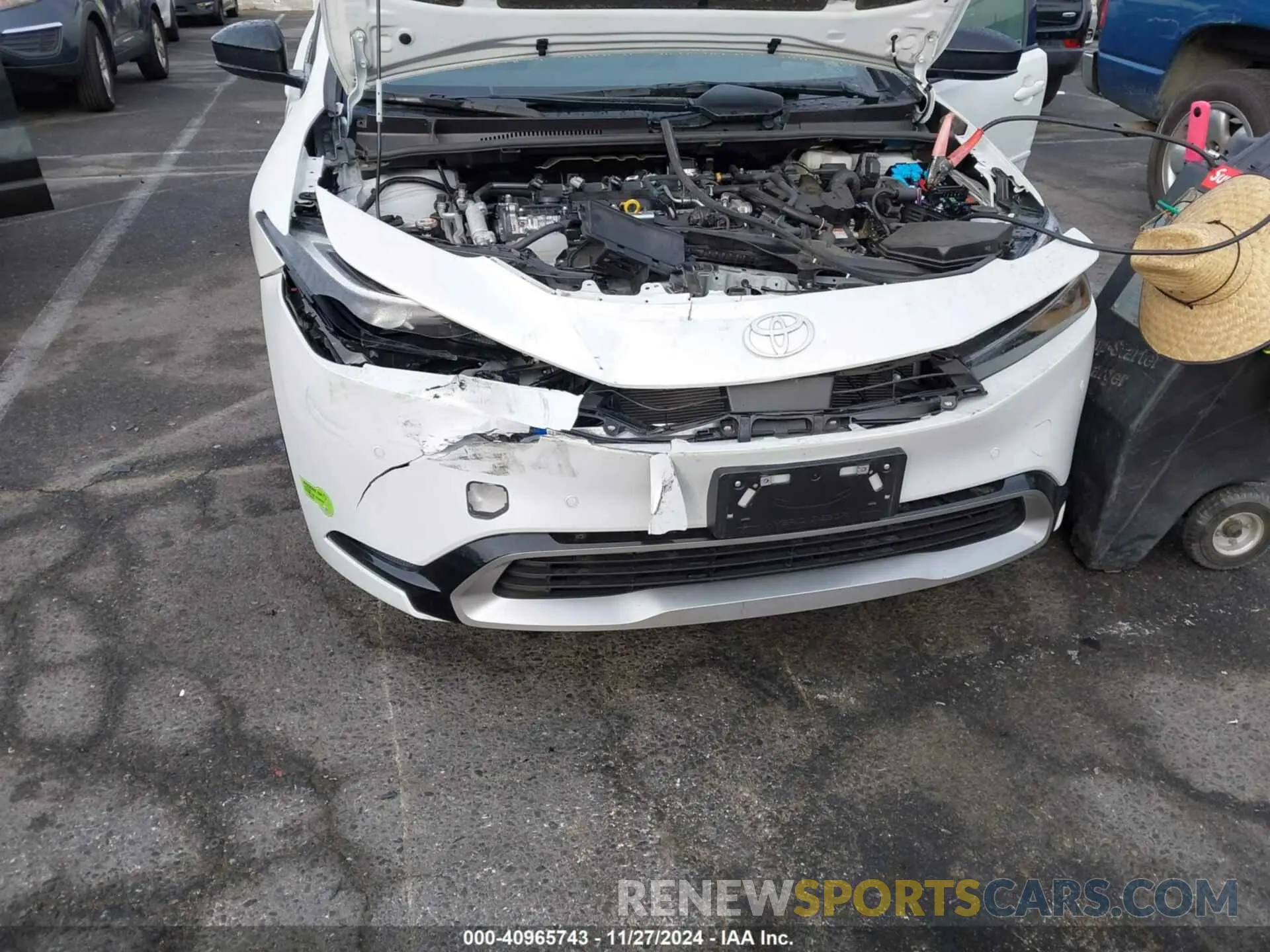 6 fotografías del automóvil dañado JTDACACUXP3002217 TOYOTA PRIUS PRIME 2023