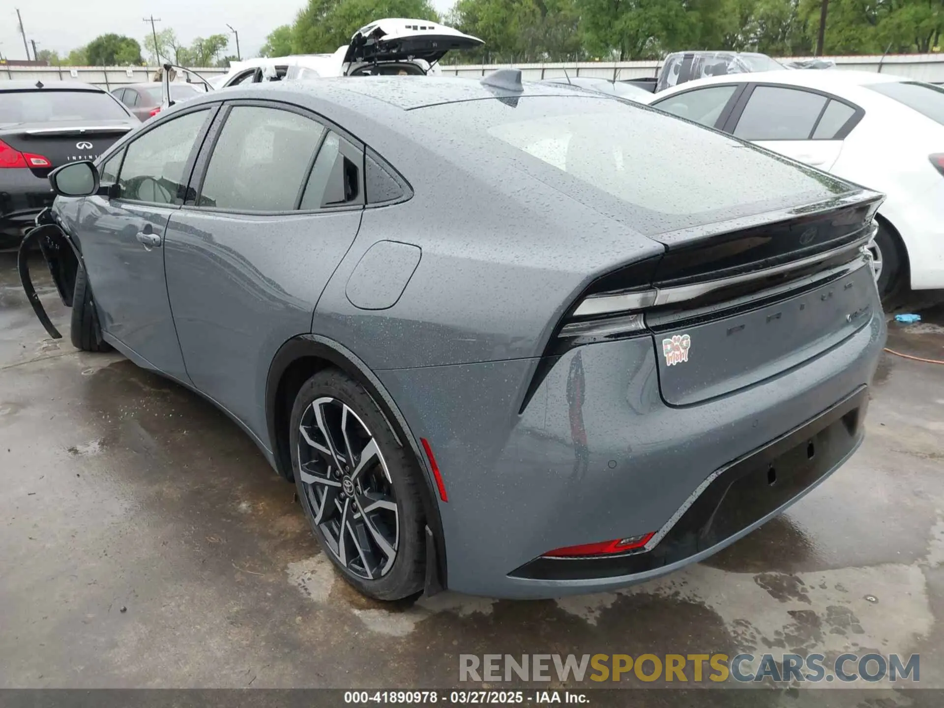 3 fotografías del automóvil dañado JTDACACU3R3017323 TOYOTA PRIUS PRIME 2024