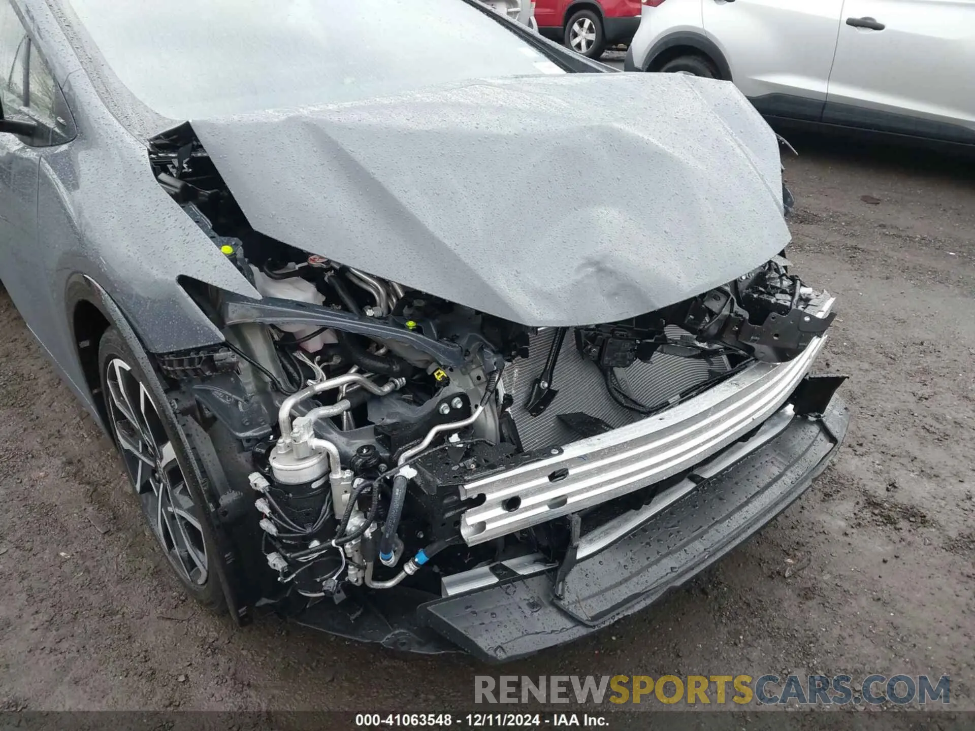 18 fotografías del automóvil dañado JTDACACU7R3032584 TOYOTA PRIUS PRIME 2024