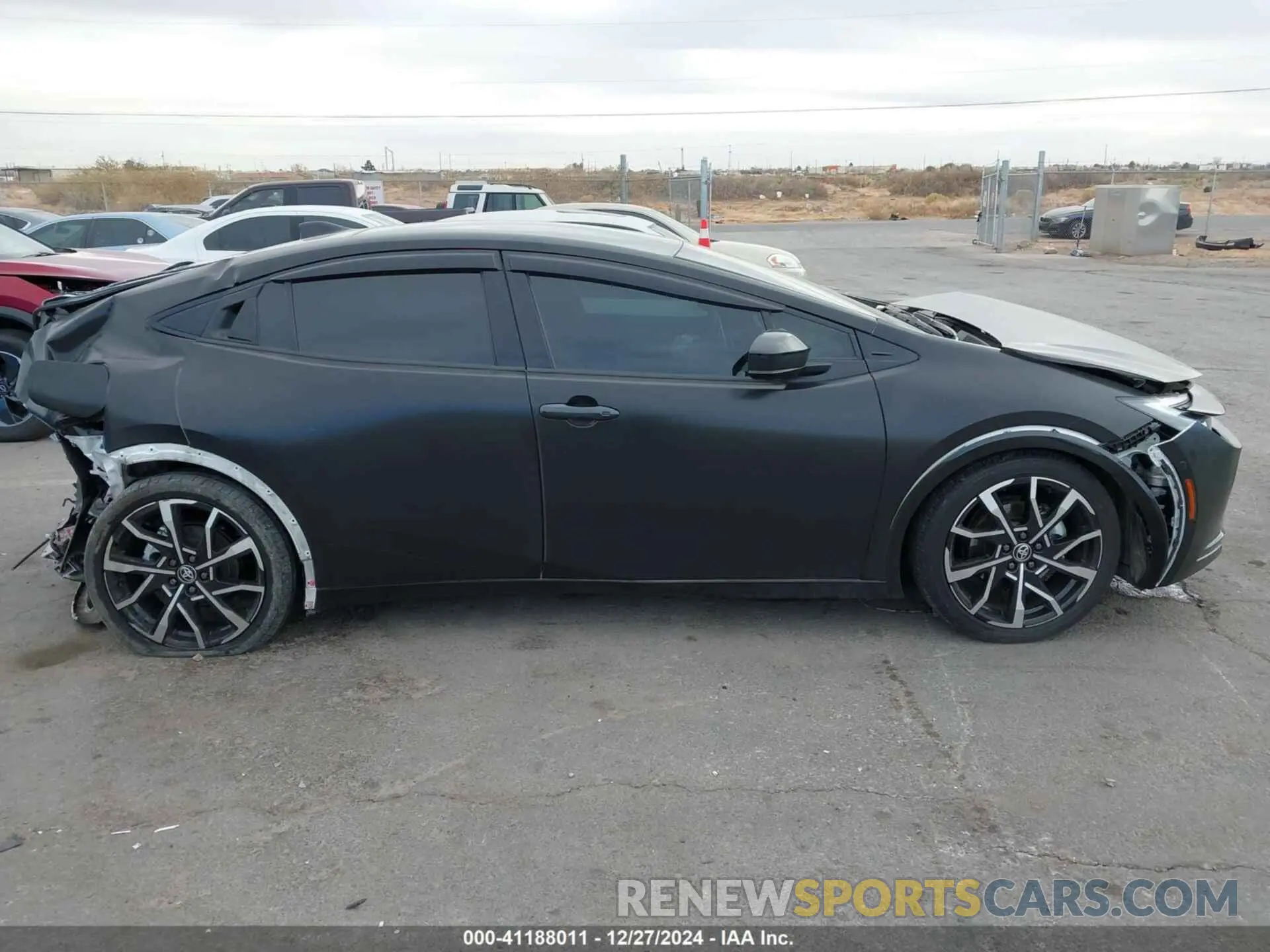 14 fotografías del automóvil dañado JTDACACU9R3014264 TOYOTA PRIUS PRIME 2024