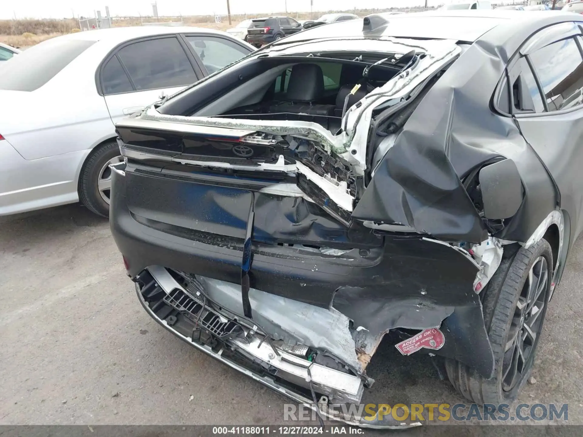 18 fotografías del automóvil dañado JTDACACU9R3014264 TOYOTA PRIUS PRIME 2024